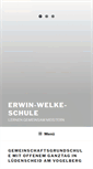 Mobile Screenshot of erwin-welke-schule.de